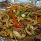 Best Spicy Roast Pork Stir-fried Noodles(辣叉烧炒面) in Madison, WI